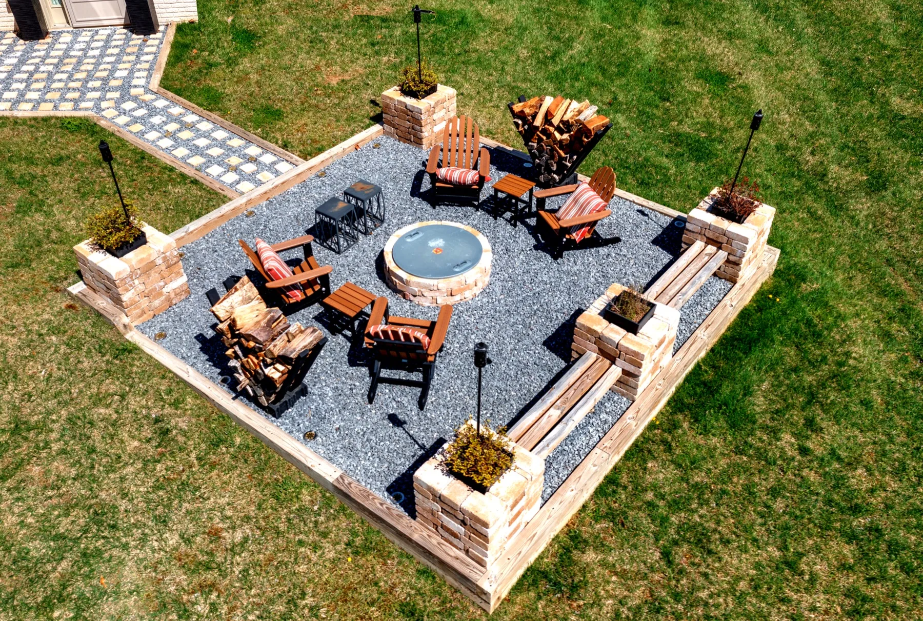 Outdoor Fireplaces & Fire Pits by Lastovica Masonry in Omaha, NE