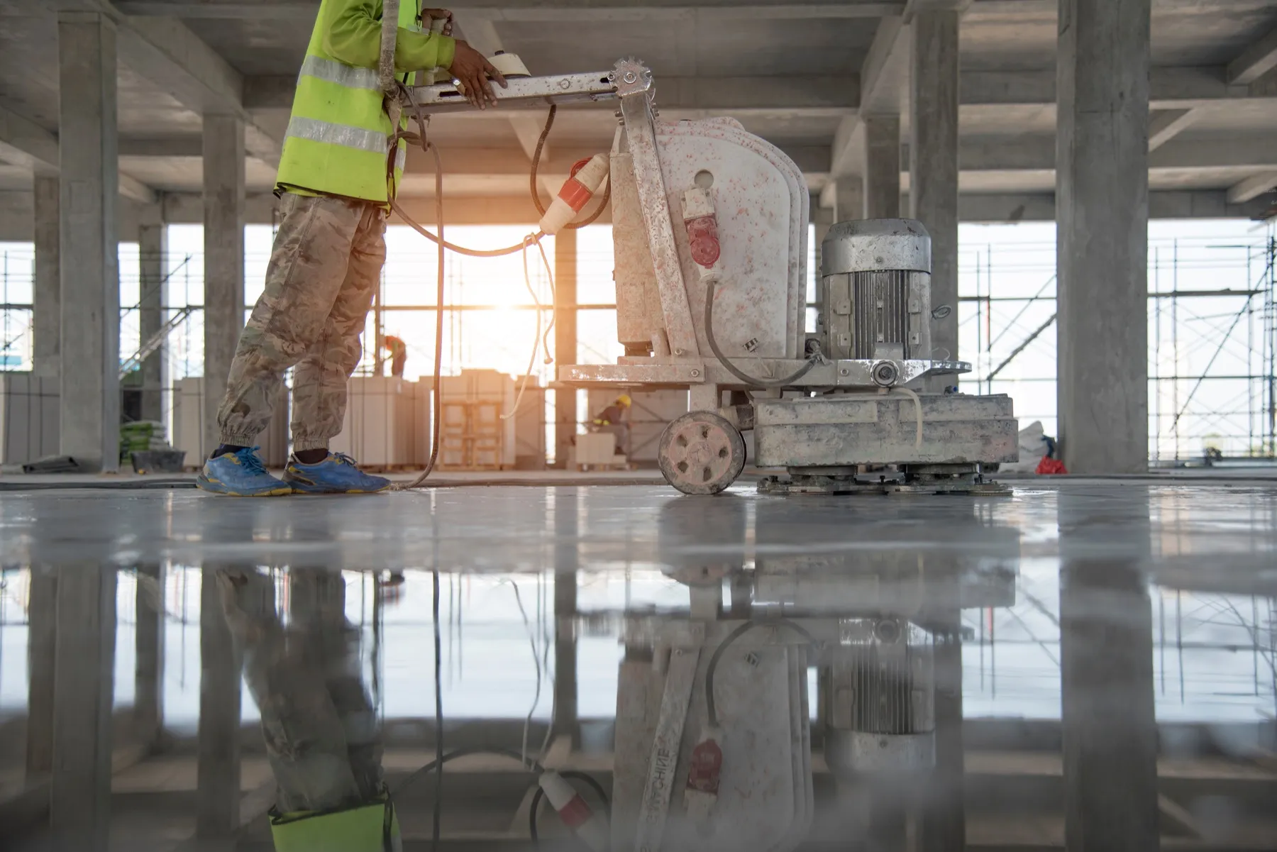 Polished Concrete by Lastovica Masonry in Omaha, NE