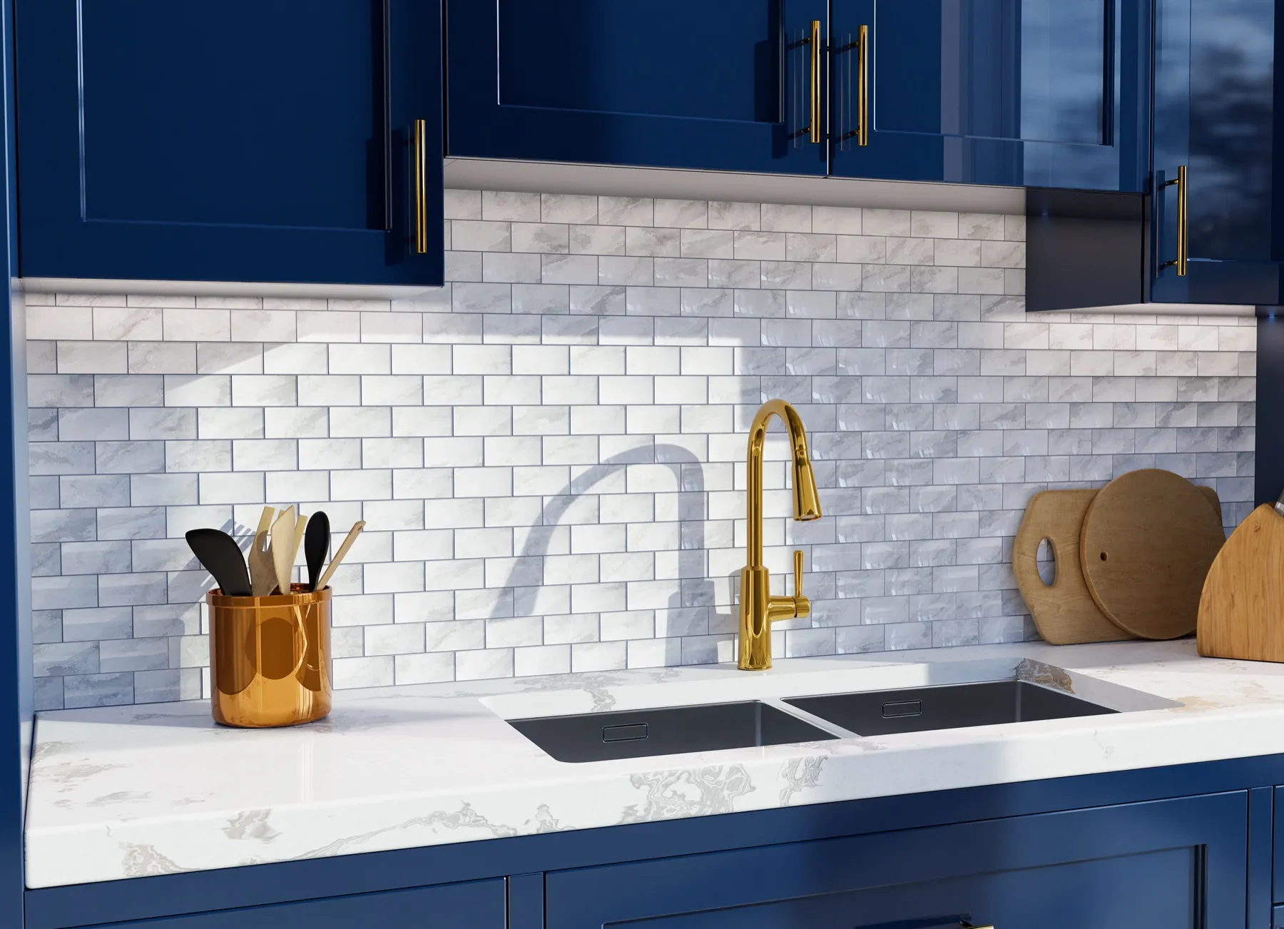 Backsplash Design & Installation by Lastovica Masonry in Omaha, NE